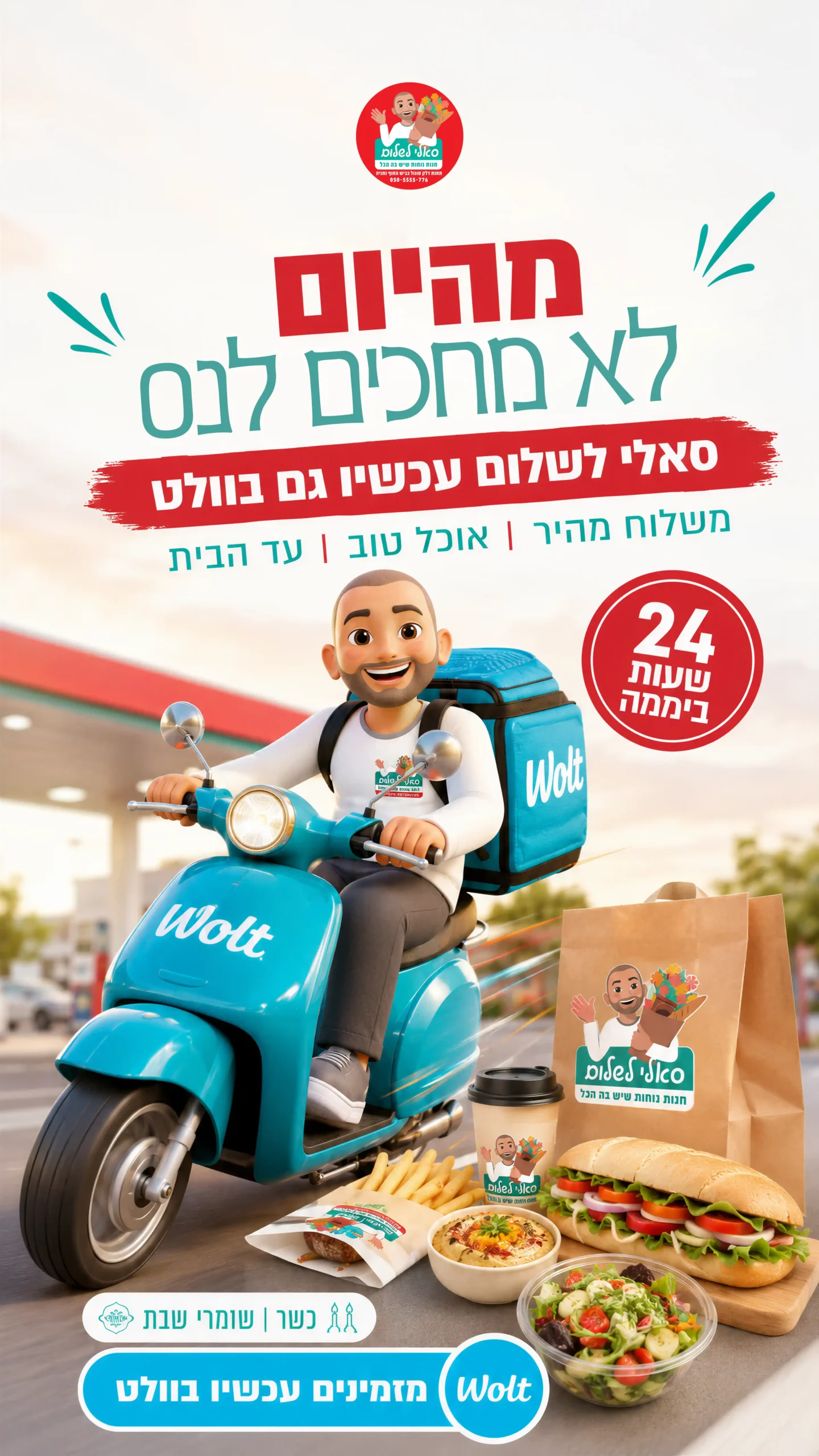 סאלי לשלום עכשיו בוולט - משלוח עד הבית
